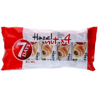 7 Days Croissant Haselnuss 4*60g