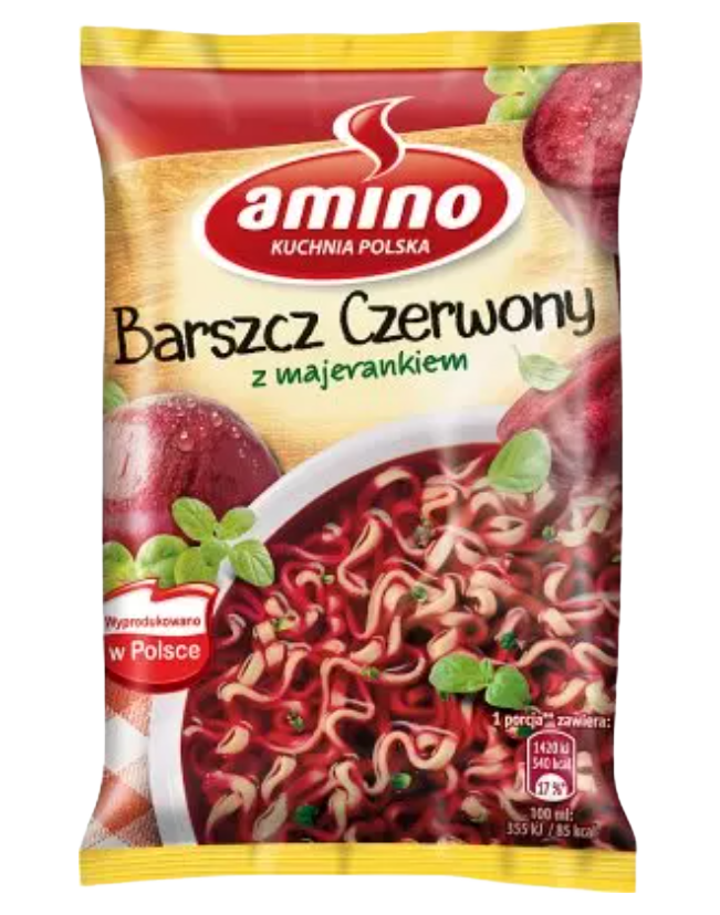 Amino Rote Bete Suppe mit Nudeln 66g