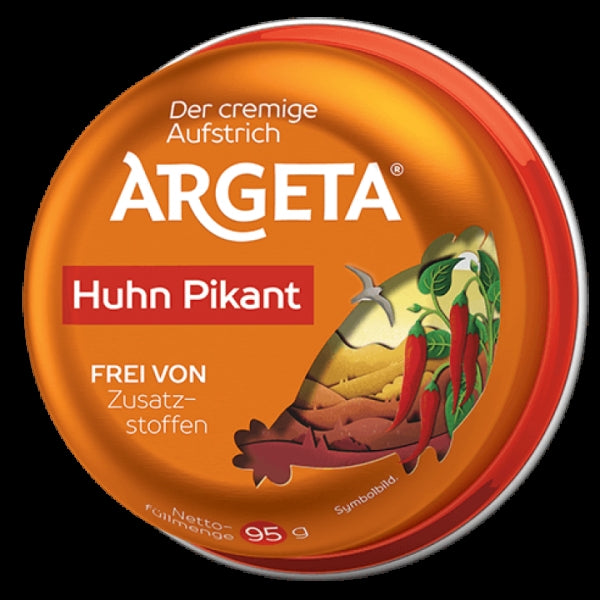 Argeta Aufstrich 4x95g Huhn pikant