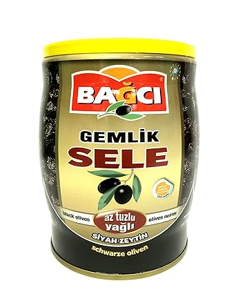 Bagci Sele schwarze Oliven Dose 750g