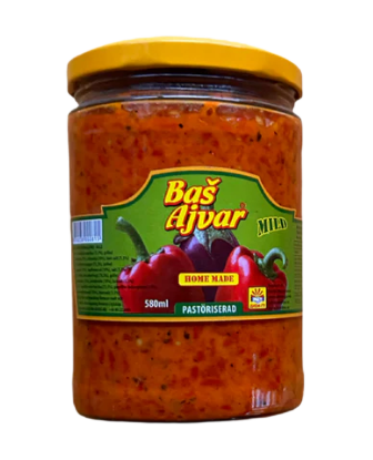 Bas Ajvar mild 580 ml