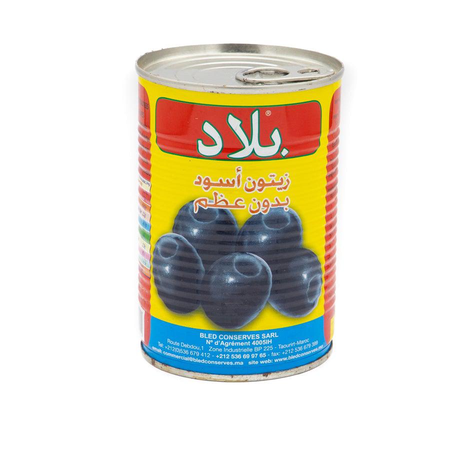 Bled schwarze Oliven entkernte 400g