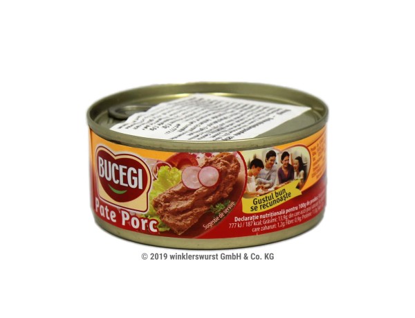 Bucegi Schweineleberpaste 120 g Brotaufstrich