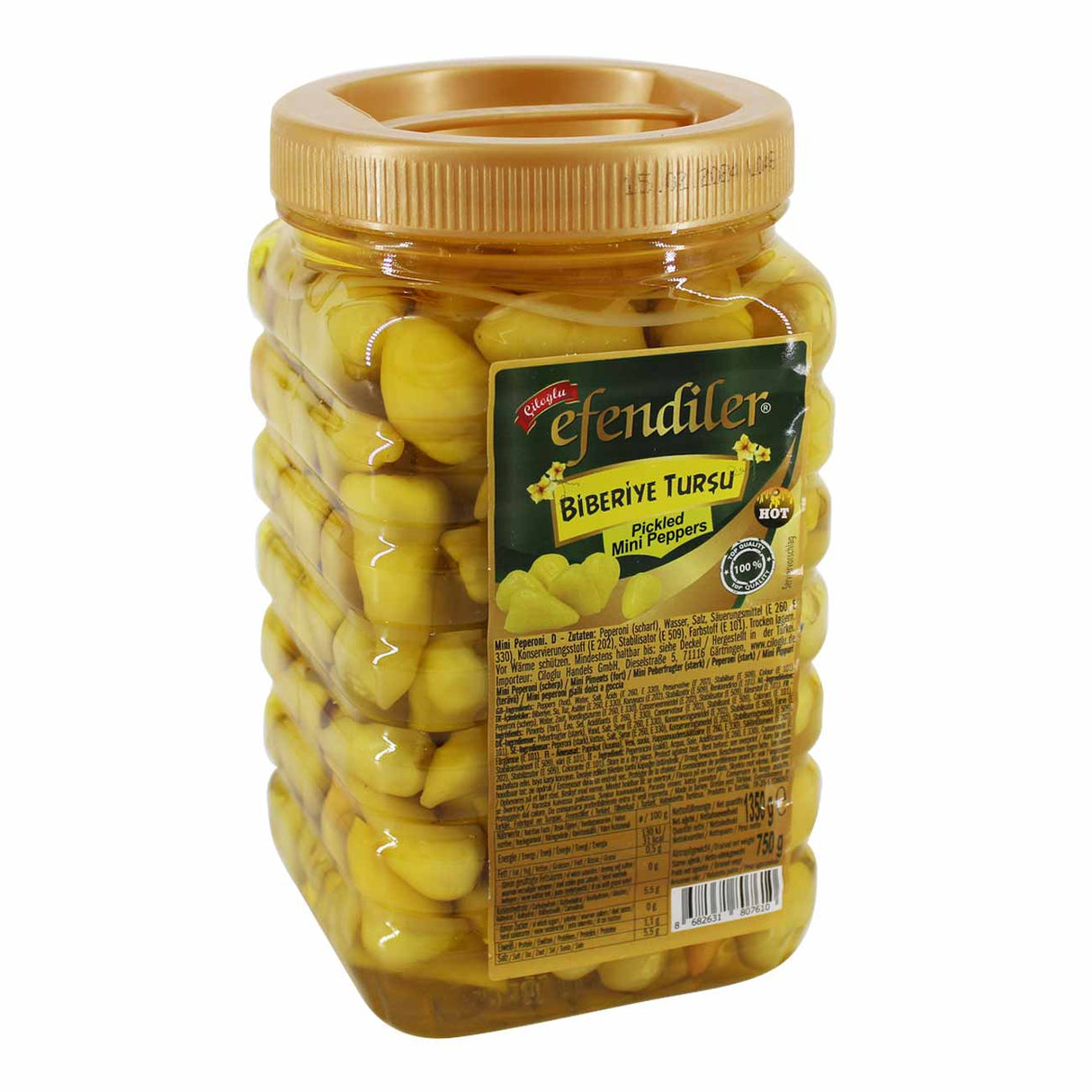 Ciloglu Peperoni Yakan 1,43 kg Tursu scharf