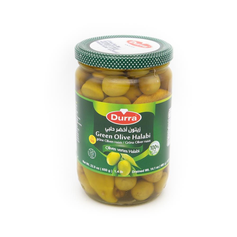 Durra grüne Olivien Halabi 650 g