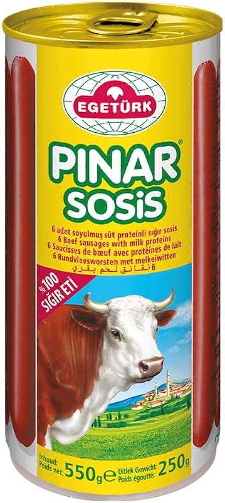 Egetürk Pinar Rinderwürstchen 250 g Dose