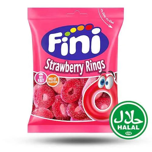 Fini Erbeer Ringe 75g