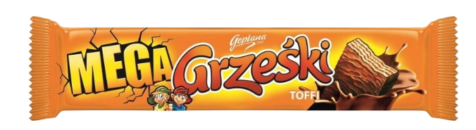 Grzeski Mega Waffeln Toffi 48g