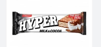 Hyper Waffelriegel Milch & Kakao 50g