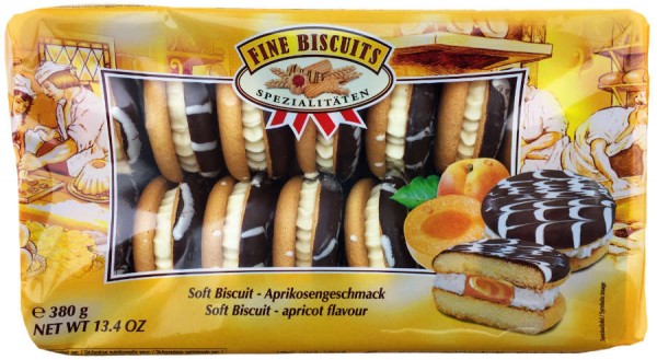 Jaffa Sandwich Sahne-Aprikose 380g