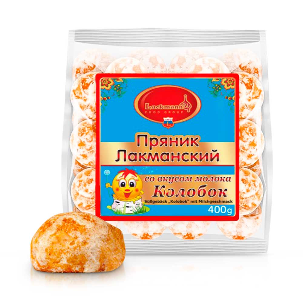 LM Süßgebäck Prjanik Kolobok mit Milch 400g