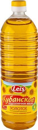 Leis Sonnenblumenöl nicht raffiernert 1 L Kubanskoje Solotoje