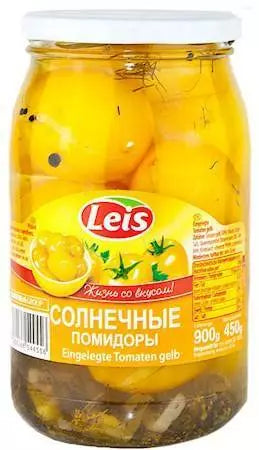 Leis gelbe Tomaten 900ml mild Solnetschnije-Slivka