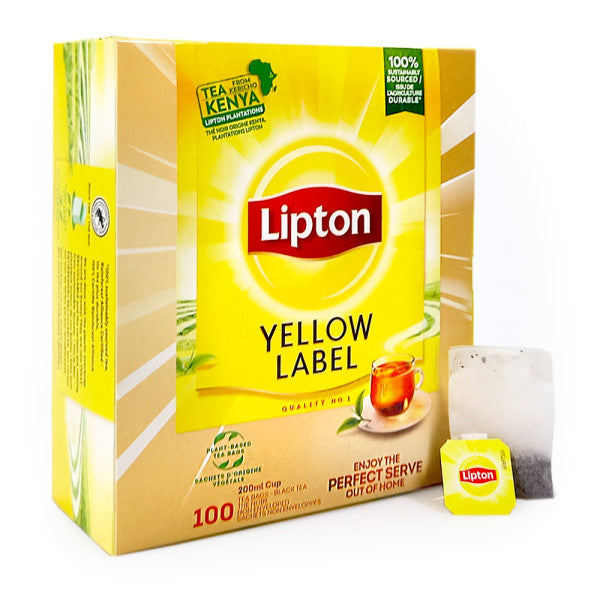 Lipton schwarzer Tee 150g Yellow Label Tee 100er