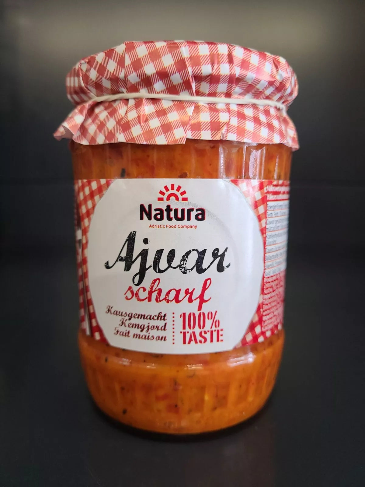 Natura Ajvar scharf Hausgemacht 580g