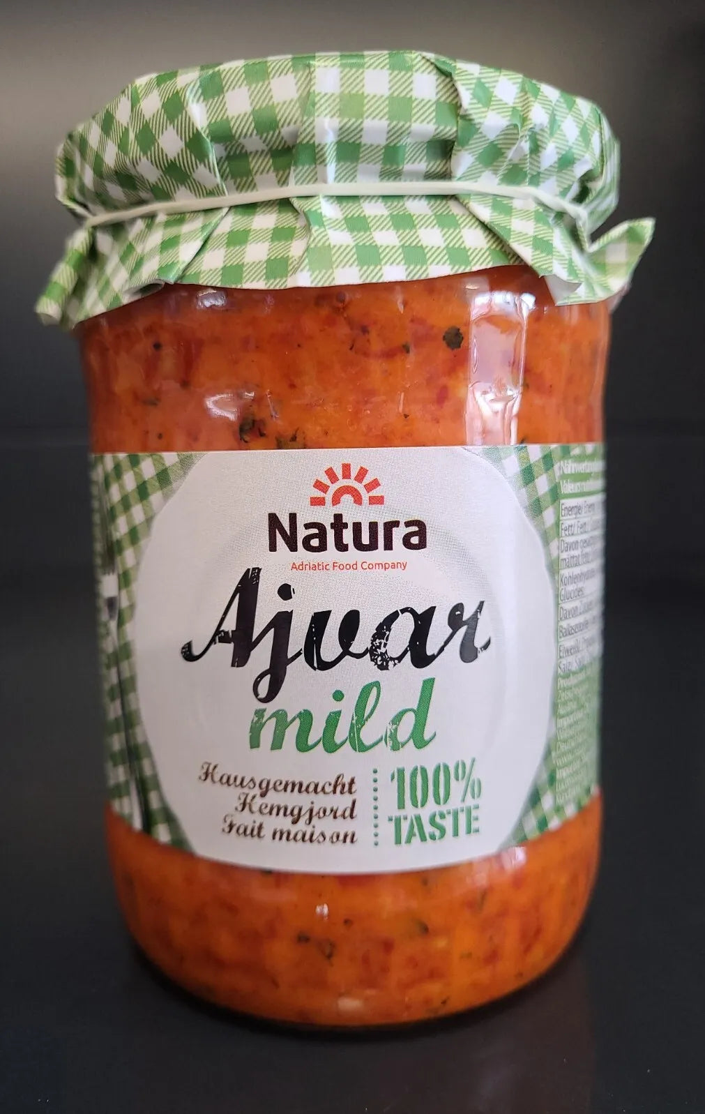 Natura Hausgemacht Ajvar Mild 340 g