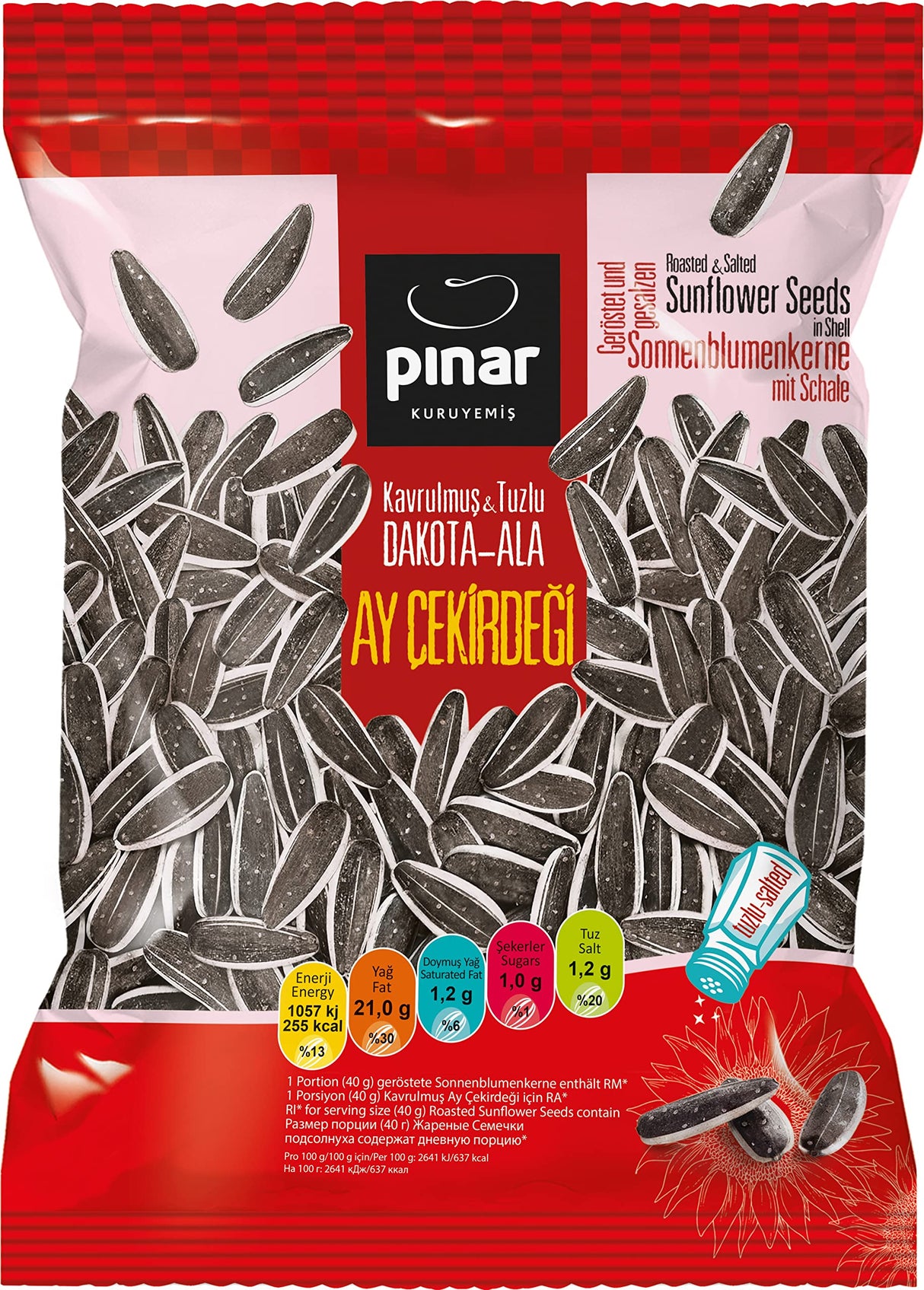 Pinar Sonnenblumenkerne rot 175g