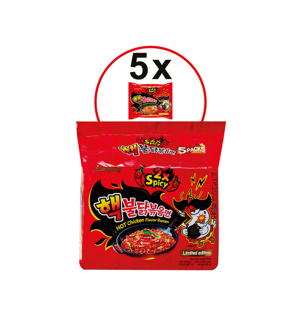 Samyang Instandnudeln Extra Scharf 140g rot