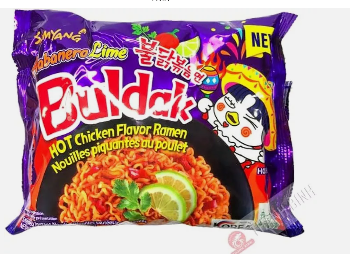 Samyang Instantnudeln Habanero Limette 5*135g Buldak