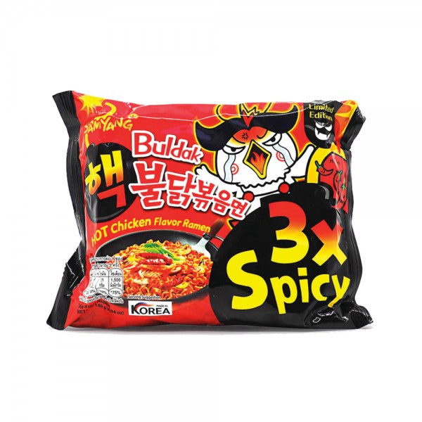 Samyang Instantnudeln extrem scharf 3x Spicy 5x140g Buldak