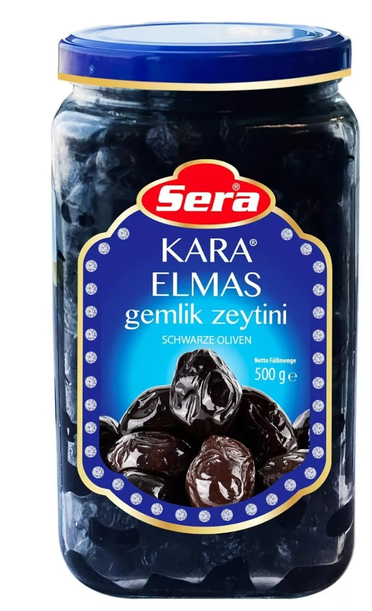 Sera schwarze Oliven 500g Kara Elmas