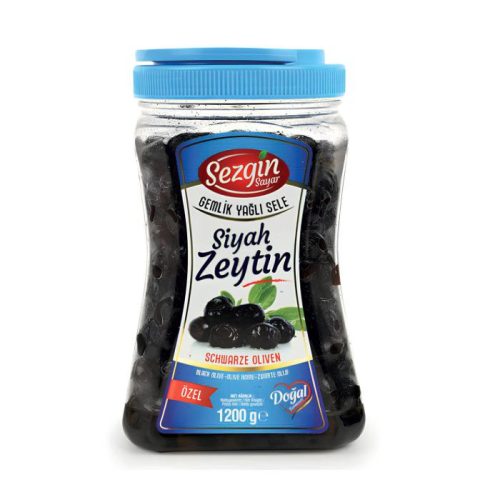 Sezgin schwarze Oliven 3 XL 800g gelb
