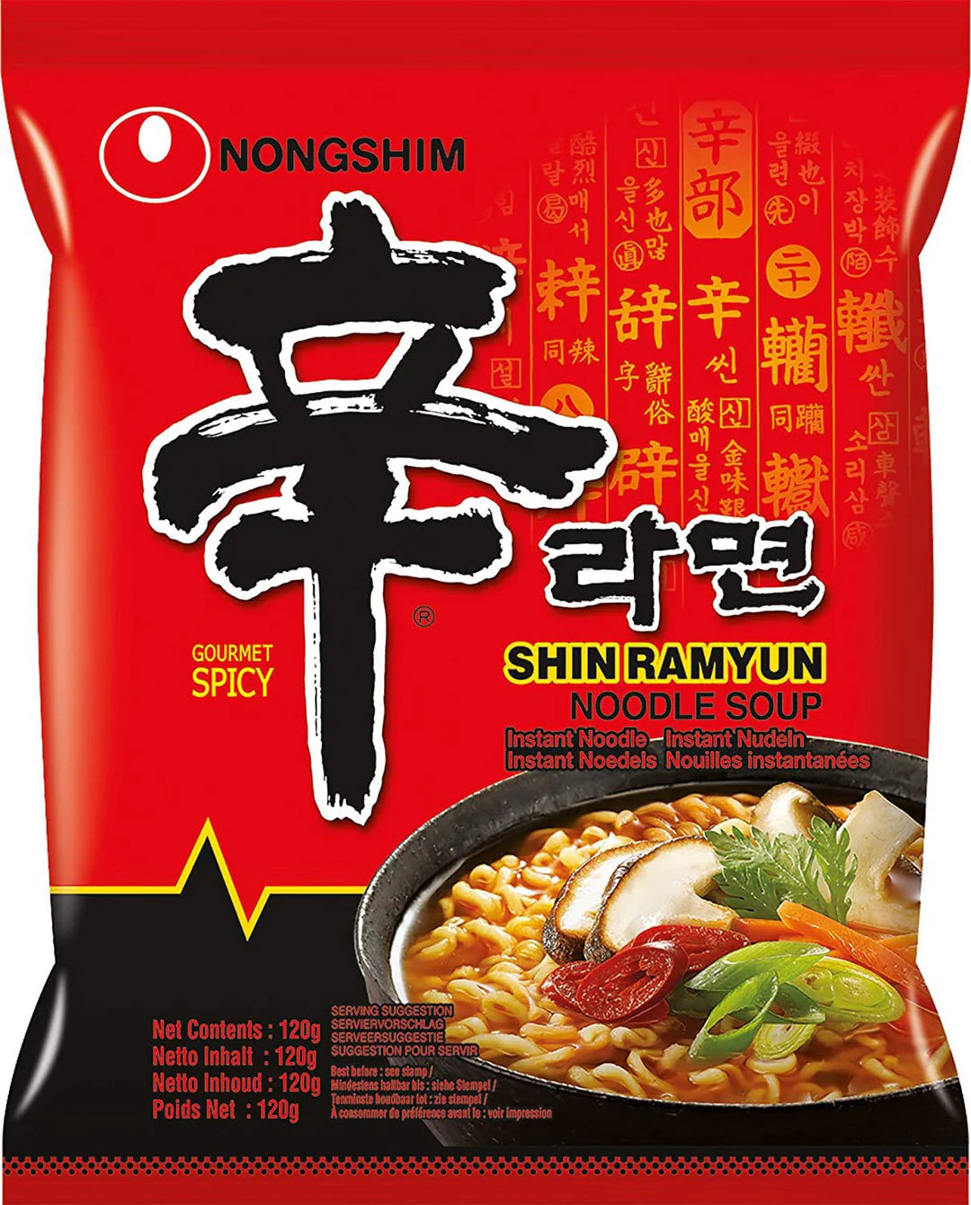 Shin Ramyun Nudeln 120g Nongshim
