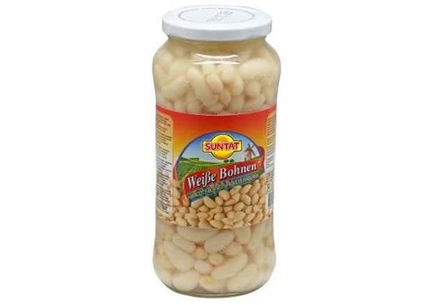Suntat weiße Bohnen 540g Glas