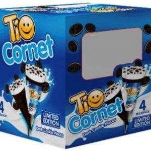 Tio Cornet Dark Cookie 25g