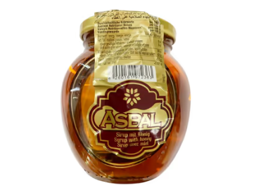 Asbal Sirup mit Wabenstück Glas 480g