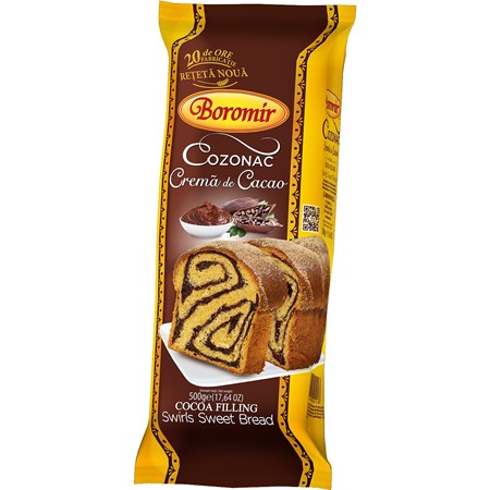 Bormir Hefekuchen  Walnuss-Schoko 450g