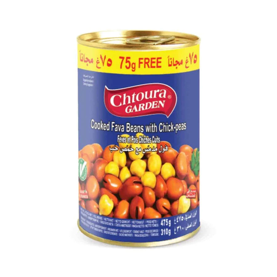 Chtoura Bohnen mit Kichererbsen 475g