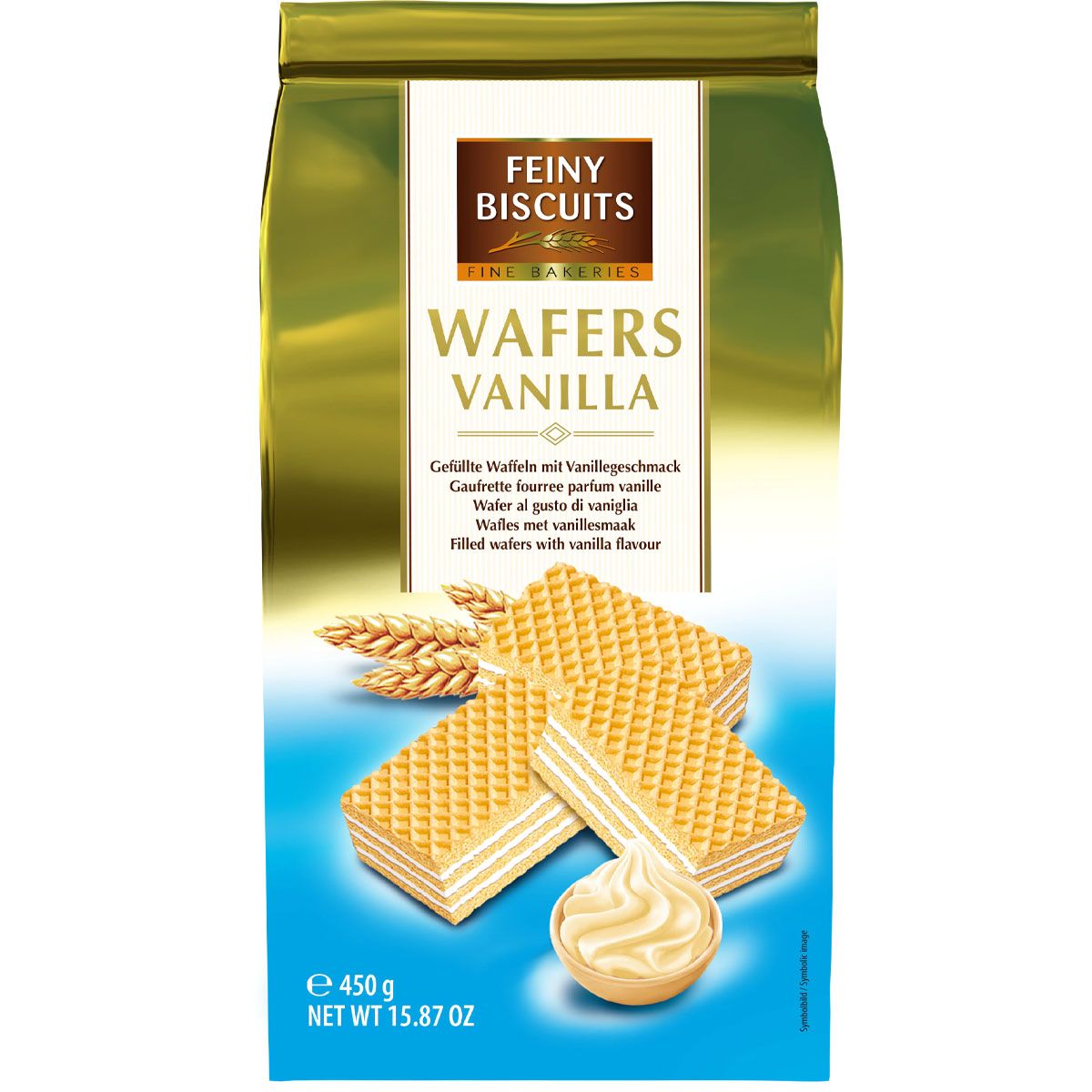 Gunz Waffeln mit  Vanilla 450g
