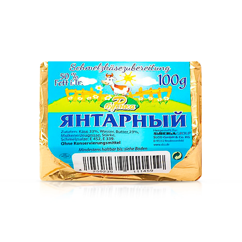 Schmelzkäse Jantarnyj 50 % 100g
